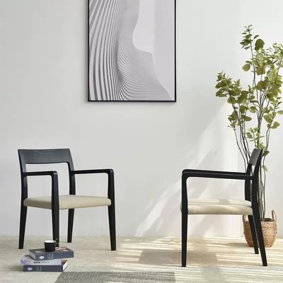 ホーム 家具 イタリアンスタイルデザイン モダン マシッドウッドファブリック タペストリー ダイニングルーム レストラン キッチン用椅子 2023
