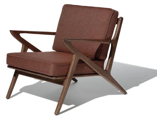 リビングチェア モダンファブリック 木製ソファーチェア リレージャーラウンジ マシッドウッドチェア W59*D59*H57CM