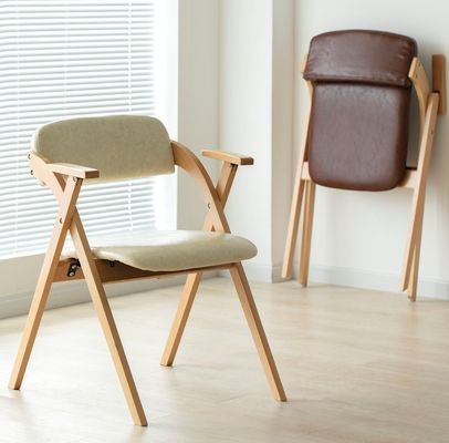 耐久性 家具 レストランとリビングルームのための現代的な折りたたむ木製の折りたたむ椅子