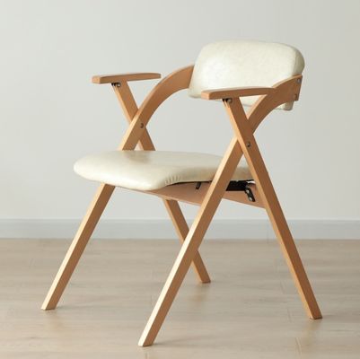 耐久性 家具 レストランとリビングルームのための現代的な折りたたむ木製の折りたたむ椅子