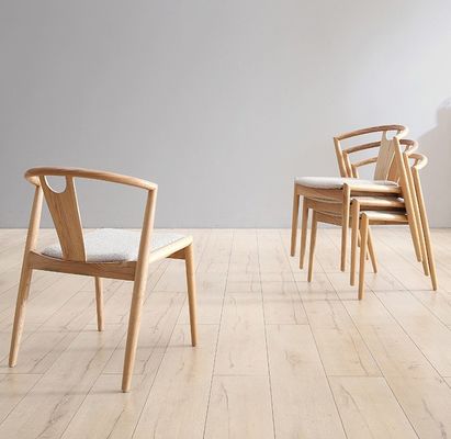 郵便 包装 N ダイニングルーム 家具 モダン マシッドウッド PU レザー/ファブリック スタックチェア レストランやリビングルーム