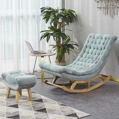 モダン ノルディック ホテルのリビングルーム家具 単体ソファ 椅子 固木 ベルベット/PU レザー 人気スタイル