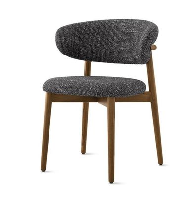 Upholstered Nordic Modern Solid Wood Dining Chair with Nitrolacquer Finish and Wooden レストランチェア オーバープレス オーバープレス オーバープレス