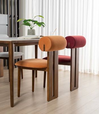 ベルベット/羊毛カバー素材 柔らかい椅子 家庭用家具 ダイニングルーム 椅子 リビングルーム ホテル モダンなサンプルデザイン