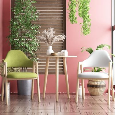 PU レザー/ファブリックカバー ホテル カフェ リビング ルーム 家具 現代のデザイン
