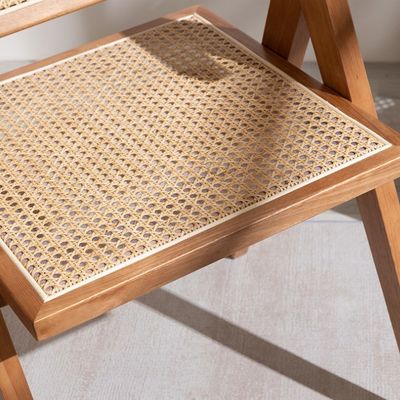 OEMサービス 受付 ダイニングルーム家具デザイナー ノルディック マシッドウッド ラタン椅子 背筋付き