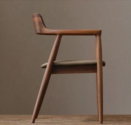 家具 一般 固木 レストラン ダイニング 椅子 豪華 現代のデザインとPU革素材
