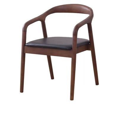 モダンプー革 木製椅子 椅子 ホテルのリビングルームの家具 ダイニングルームの椅子 固木 特定のダイニング椅子