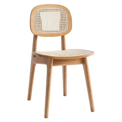 ホテル用 ラタン式ダイニングチェア オーク天然の豪華家具