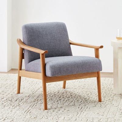 マシッドウッド リレージャーラウンジ 木製ソファチェア W67*D79*H78 CM