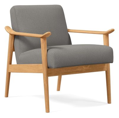 マシッドウッド リレージャーラウンジ 木製ソファチェア W67*D79*H78 CM