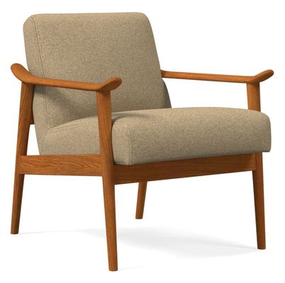 マシッドウッド リレージャーラウンジ 木製ソファチェア W67*D79*H78 CM