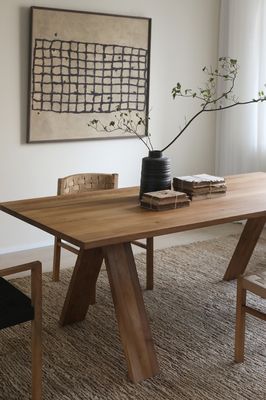 一般 家具 現代の固木食卓 ダイニングルームとキッチン用