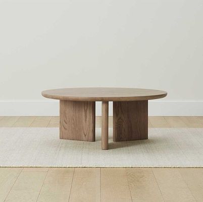 モダン・デザイナー・センター 家具用コーヒーテーブル パインウッド・フレームとイタリア・ナチュラルストーン