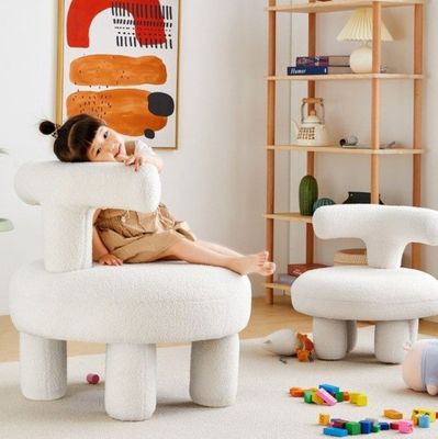 マシッドウッド食卓ソファ 椅子 現代の北欧羊毛スタイル 待合室と食堂用