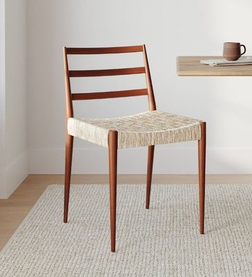 郵便包装 ダイニングルーム用 ノルディック織りコード リレージャーチェア シングル アンティーク 木材 モダンチェア