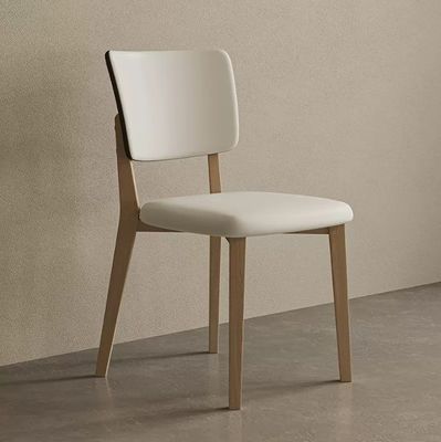 ホテルのダイニングチェア W47*D48*H86CM モーデン ノルディック PU レザー 木製チェア ダイニングルーム家具 ポリステル