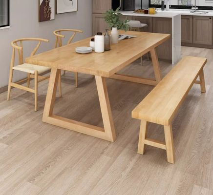 現代の固木製食卓家具セット ダイニングルームとキッチン用 L120*W70*H75CM