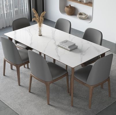 ダイニングルーム 家具 木製 ダイニング テーブル セット マルブル エフェクト カバー 素材