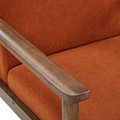 モダンファブリック チェイス ラウンジ ソファ シングル ソファ チェイス マシッド 木製 ソファ チェイス メール 梱包 休憩 チェイス スタイル