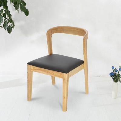 モダン ノルディック デザイン マシッド 木製 PU レザー ダイニングルーム チェア ニトロラーク 仕上げと郵便包装