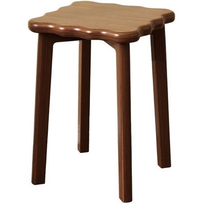 ラタンカバー 木製椅子 空間節約デザイン 固木枠 33*33*45cm 食卓椅子