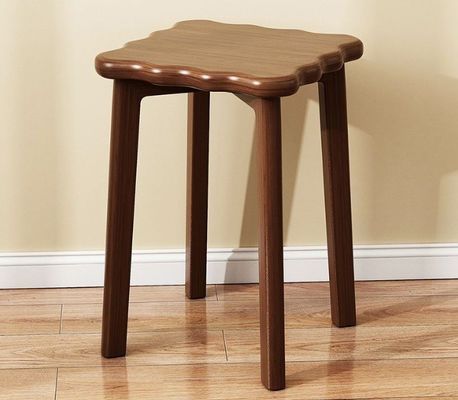 ラタンカバー 木製椅子 空間節約デザイン 固木枠 33*33*45cm 食卓椅子
