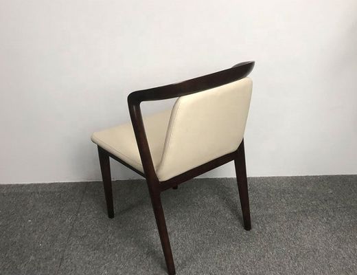 レストラン 食堂椅子 固形灰木製枠 木製 舗装した fauteuil モダンな贅沢品