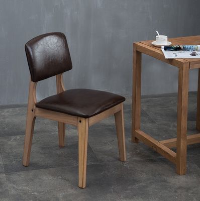 現代の食堂家具 果実木製の椅子 ニトロラックで仕上げ レストラン家具
