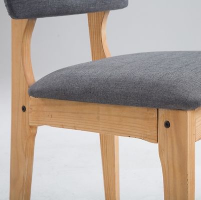 現代の食堂家具 果実木製の椅子 ニトロラックで仕上げ レストラン家具