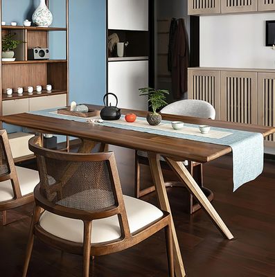 ホテルのための現代的な木製食堂家具 豪華な現代的なラタンレストラン椅子