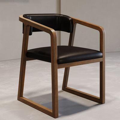 レストランのためのカスタマイズ可能なゴム木製ダイニングチェア