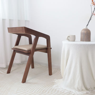 NO 折りたたみ 現代の食堂 木製椅子 固形木製椅子 自然色のレストラン用