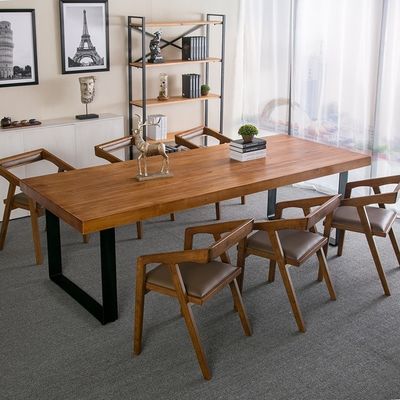 NO 折りたたみ 現代の食堂 木製椅子 固形木製椅子 自然色のレストラン用