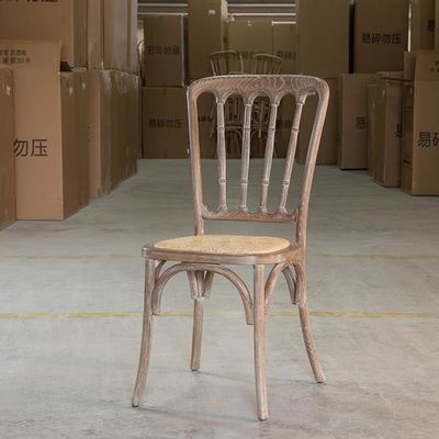 OEMサービス ノルディック様式のレストランのための現代固木ラタン椅子