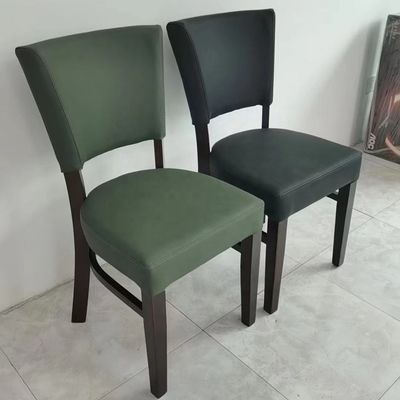 OEM 木製食卓椅子の木製の脚 北欧製の布 PU革 ホテル・レストラン・宴会 イベントと調整可能なデザイン