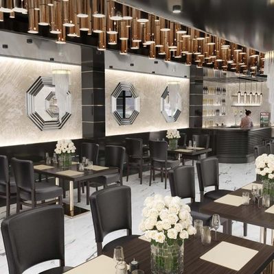 OEM 木製食卓椅子の木製の脚 北欧製の布 PU革 ホテル・レストラン・宴会 イベントと調整可能なデザイン