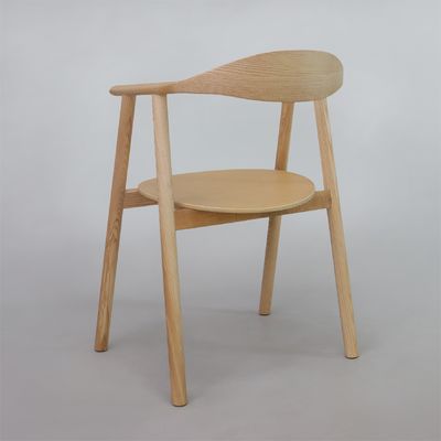 高級 モダン ノルディック マシッド 灰 木 ダイニング 椅子 ダイニング 部屋 W55*D47.5*H74.5cm OEM サービス 受け入れ