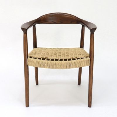 オーダーメイド ケネディ 扶手椅子 現代の ノルディック スタイル 固木 社長 レストランやカフェ用 食卓椅子