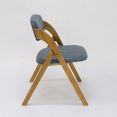 ヴィンテージ 木製 クラシック 家具 折りたたむ 固木 ダイニング 椅子 ウォールナッツ/自然/黒