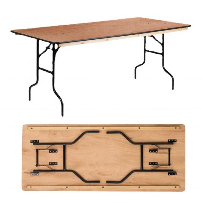 屋外 立方形 固木 宴会 結婚式 ホテル 折りたたみ 食卓 現代のデザイン 結婚式やホテル用