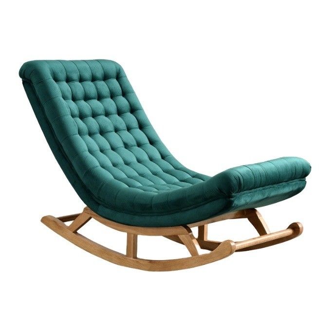 モダン ノルディック ホテルのリビングルーム家具 単体ソファ 椅子 固木 ベルベット/PU レザー 人気スタイル