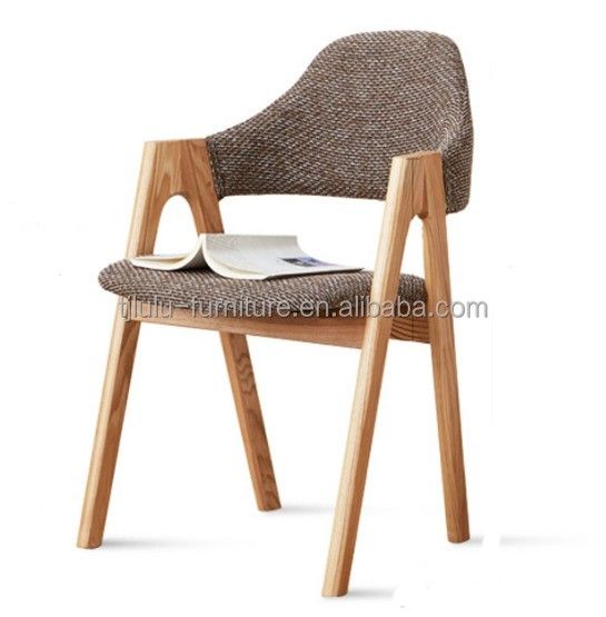モダンデザイン 木製枠 ノルディック家具 キッチン テープ付き ダイニングルーム 椅子 ホテル レストラン用 布