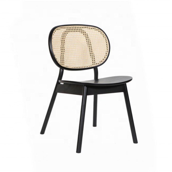 ノルディック 手作り 木製 食堂 ワイカー チェア ラタン チェア クッションなし ガーデン リビング チェア カスタマイズ サイズ